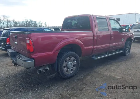 2013 Ford F-250 Lariat из США, поврежденный, VIN 1FT7W2BT9DEB07556